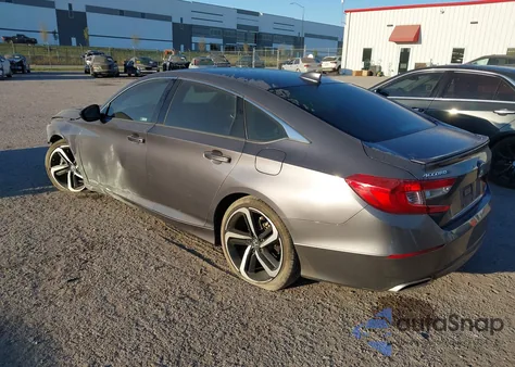 2019 Honda Accord Sport from USA, damaged, VIN 1HGCV1F37KA162843